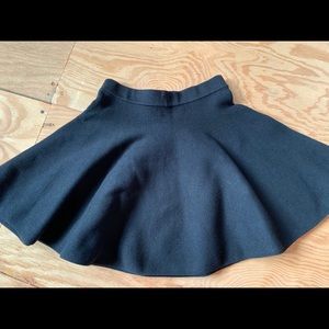 Black gap kids flared skirt